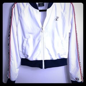 Champion Athletics zip up bomber jacket